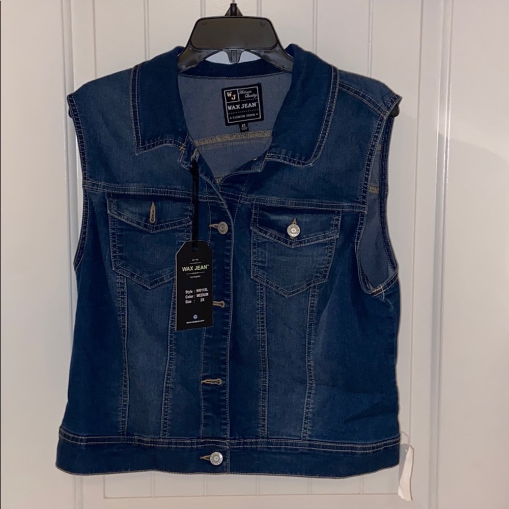 Denim vest